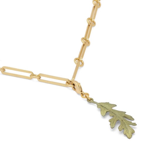 Oak leaf charm by Michael Michaud